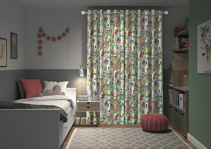 Out And About, Paintbox - Made to Measure Curtains - Image 7